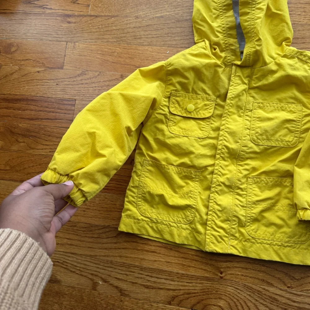 Old Navy Jacket Toddler Zip Front Lined Attached Hood